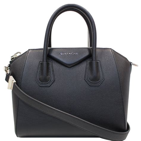 small black givenchy bag|Givenchy leather tote bag.